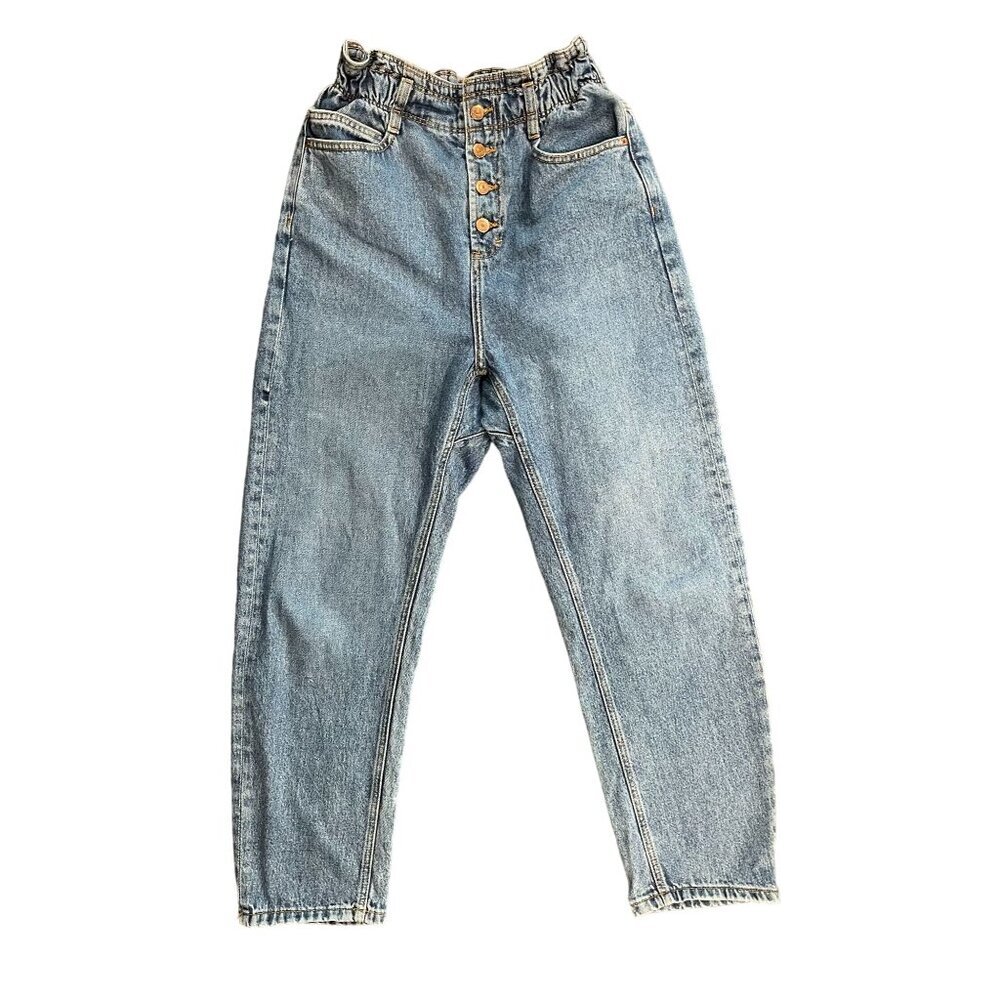 Zara Blue Straight Leg Jeans